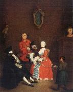 Visit of the Bauta Pietro Longhi